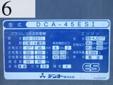 中古建設機械 中古 デンヨー DENYO 発電機  DCA-45ESI