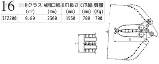 中古建設機械 中古 丸順重工 MARUJUN フォークグラップル フォーククロー IFZ200