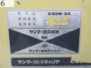 中古建設機械 中古 ヤンマーディーゼル YANMAR クローラ・キャリア クルクルキャリア・全旋回キャリアダンプ C50R-3A