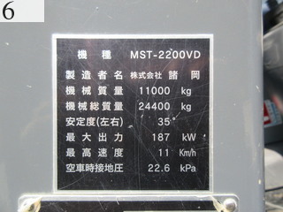 中古建設機械 中古 諸岡 MOROOKA クローラ・キャリア クローラダンプ MST-2200VD