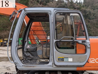 中古建設機械 中古 日立建機 HITACHI 油圧ショベル・バックホー ０．４－０．５立米 EX120-5E