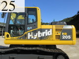 中古建設機械 中古 コマツ KOMATSU 油圧ショベル・バックホー ０．７－０．９立米 HB205-1