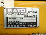 中古建設機械 中古 加藤製作所 KATO WORKS 油圧ショベル・バックホー ０．７－０．９立米 HD820III