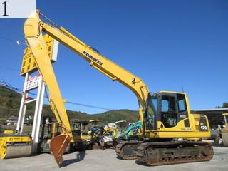 中古建設機械 中古 コマツ KOMATSU 油圧ショベル・バックホー ０．４－０．５立米 PC120-8