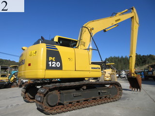 中古建設機械 中古 コマツ KOMATSU 油圧ショベル・バックホー ０．４－０．５立米 PC120-8