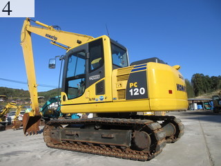 中古建設機械 中古 コマツ KOMATSU 油圧ショベル・バックホー ０．４－０．５立米 PC120-8