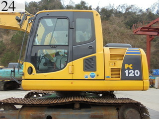 中古建設機械 中古 コマツ KOMATSU 油圧ショベル・バックホー ０．４－０．５立米 PC120-8