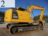 中古建設機械 中古 コマツ KOMATSU 油圧ショベル・バックホー ０．４－０．５立米 PC120-8