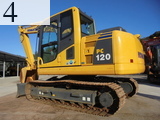 中古建設機械 中古 コマツ KOMATSU 油圧ショベル・バックホー ０．４－０．５立米 PC120-8