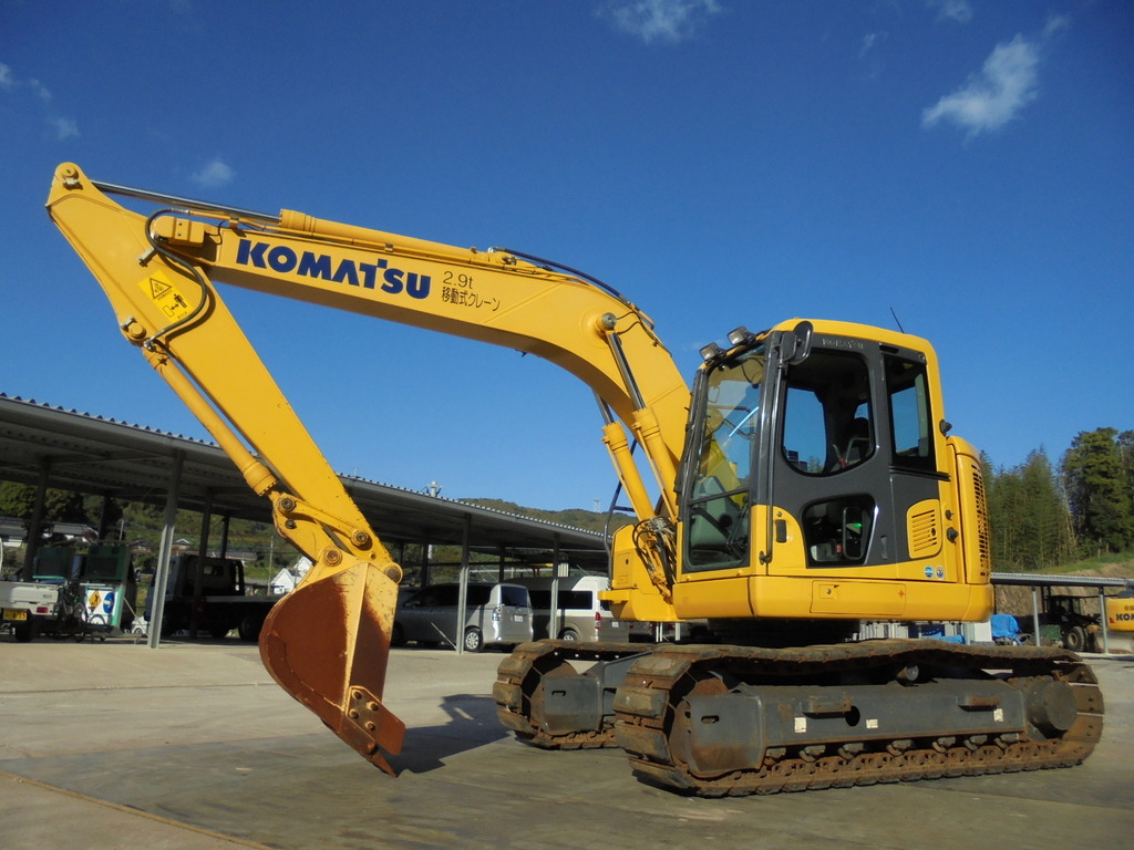 中古建設機械 中古 コマツ KOMATSU 油圧ショベル・バックホー ０．４－０．５立米 PC128US-10