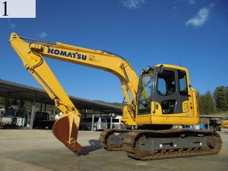 中古建設機械 中古 コマツ KOMATSU 油圧ショベル・バックホー ０．４－０．５立米 PC128US-10