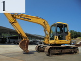 中古建設機械 中古 コマツ KOMATSU 油圧ショベル・バックホー ０．４－０．５立米 PC128US-8