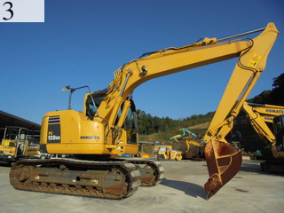 中古建設機械 中古 コマツ KOMATSU 油圧ショベル・バックホー ０．４－０．５立米 PC128US-8