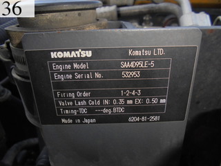 中古建設機械 中古 コマツ KOMATSU 油圧ショベル・バックホー ０．４－０．５立米 PC128US-8