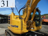 中古建設機械 中古 コマツ KOMATSU 油圧ショベル・バックホー ０．４－０．５立米 PC138US-10