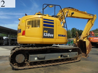 中古建設機械 中古 コマツ KOMATSU 油圧ショベル・バックホー ０．４－０．５立米 PC138US-10