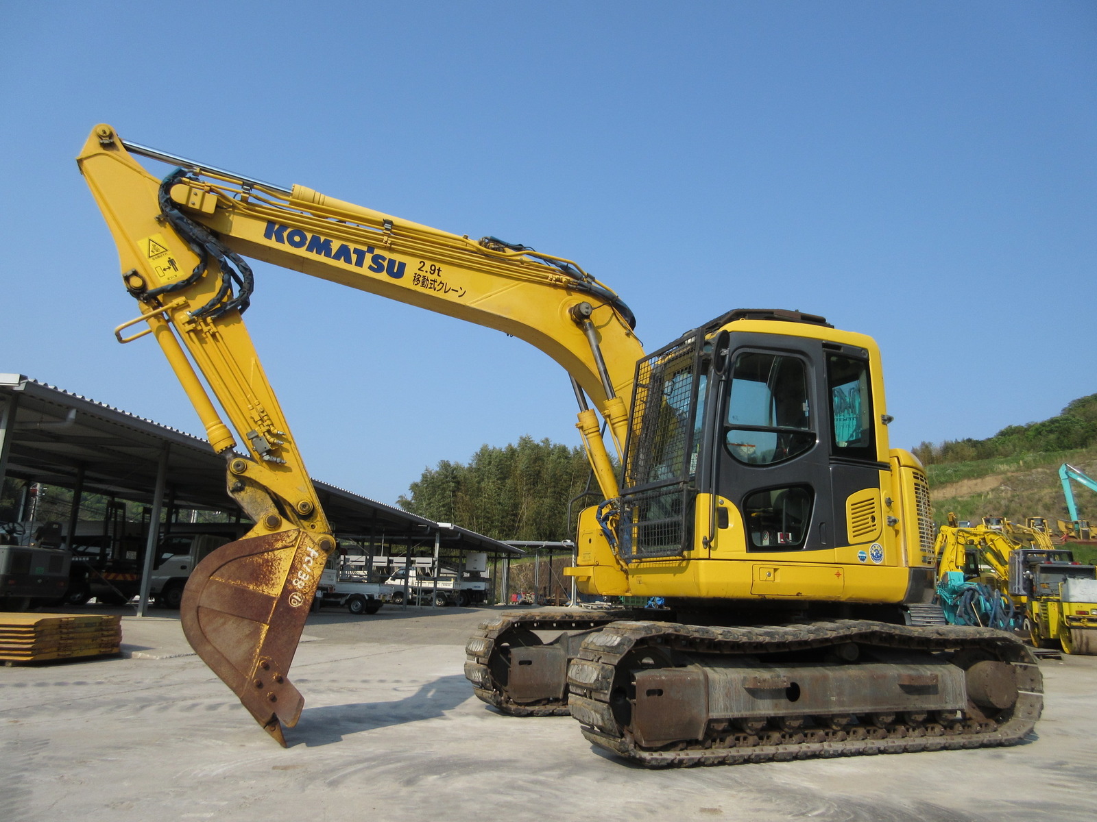 中古建設機械 中古 コマツ KOMATSU 解体機 バックホー解体仕様 PC138US-8