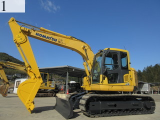 中古建設機械 中古 コマツ KOMATSU 油圧ショベル・バックホー ０．４－０．５立米 PC138US-8