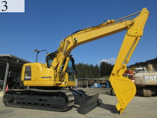 中古建設機械 中古 コマツ KOMATSU 油圧ショベル・バックホー ０．４－０．５立米 PC138US-8