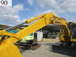 中古建設機械 中古 コマツ KOMATSU 油圧ショベル・バックホー ０．４－０．５立米 PC138US-8