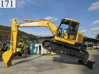 中古建設機械 中古 コマツ KOMATSU 油圧ショベル・バックホー ０．４－０．５立米 PC138US-8