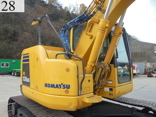 中古建設機械 中古 コマツ KOMATSU 油圧ショベル・バックホー ０．４－０．５立米 PC138US-8