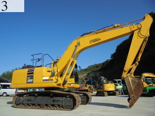 中古建設機械 中古 コマツ KOMATSU 油圧ショベル・バックホー ０．７－０．９立米 PC200-10