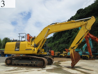 中古建設機械 中古 コマツ KOMATSU 油圧ショベル・バックホー ０．７－０．９立米 PC200-10