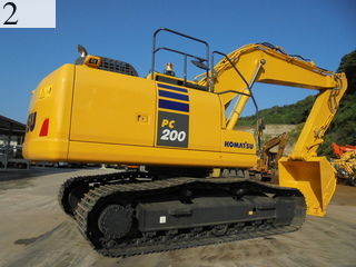 中古建設機械 中古 コマツ KOMATSU 油圧ショベル・バックホー ０．７－０．９立米 PC200-10