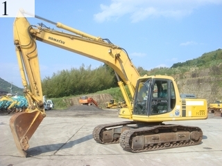 中古建設機械 中古 コマツ KOMATSU 油圧ショベル・バックホー ０．７－０．９立米 PC200-6E