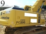 中古建設機械 中古 コマツ KOMATSU 油圧ショベル・バックホー ０．７－０．９立米 PC200-6E