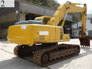 中古建設機械 中古 コマツ KOMATSU 油圧ショベル・バックホー ０．７－０．９立米 PC200-6E