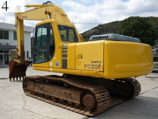 中古建設機械 中古 コマツ KOMATSU 油圧ショベル・バックホー ０．７－０．９立米 PC200-6E