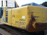 中古建設機械 中古 コマツ KOMATSU 油圧ショベル・バックホー ０．７－０．９立米 PC200-6E