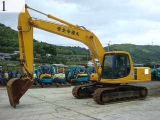 中古建設機械 中古 コマツ KOMATSU 油圧ショベル・バックホー ０．７－０．９立米 PC200-6E