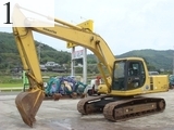 中古建設機械 中古 コマツ KOMATSU 油圧ショベル・バックホー ０．７－０．９立米 PC200-6ZE