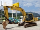 中古建設機械 中古 コマツ KOMATSU 油圧ショベル・バックホー ０．７－０．９立米 PC200-6