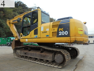 中古建設機械 中古 コマツ KOMATSU 油圧ショベル・バックホー ０．７－０．９立米 PC200-8N1