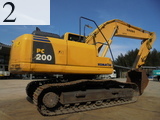 中古建設機械 中古 コマツ KOMATSU 油圧ショベル・バックホー ０．７－０．９立米 PC200-8N1