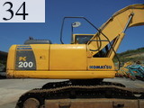 Used Construction Machine Used KOMATSU KOMATSU Excavator 0.7-0.9m3 PC200-8N1