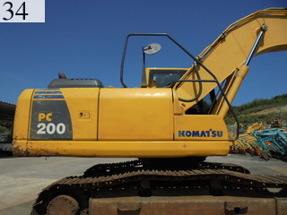 Used Construction Machine Used KOMATSU KOMATSU Excavator 0.7-0.9m3 PC200-8N1