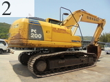 中古建設機械 中古 コマツ KOMATSU 油圧ショベル・バックホー ０．７－０．９立米 PC200-8