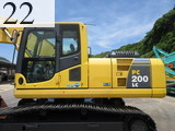 中古建設機械 中古 コマツ KOMATSU 油圧ショベル・バックホー ０．７－０．９立米 PC200LC-8N1