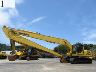 中古建設機械 中古 コマツ KOMATSU 油圧ショベル・バックホー ０．７－０．９立米 PC200LC-8N1