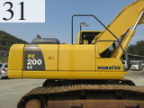 中古建設機械 中古 コマツ KOMATSU 油圧ショベル・バックホー ０．７－０．９立米 PC200LC-8N1