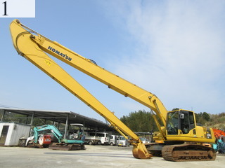 中古建設機械 中古 コマツ KOMATSU 油圧ショベル・バックホー ０．７－０．９立米 PC200LC-8N1