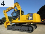 中古建設機械 中古 コマツ KOMATSU 解体機 ロングフロント・ハイリフト PC210LC-8N1