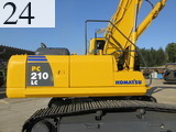 中古建設機械 中古 コマツ KOMATSU 解体機 ロングフロント・ハイリフト PC210LC-8N1