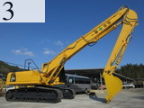 中古建設機械 中古 コマツ KOMATSU 解体機 ロングフロント・ハイリフト PC210LC-8N1