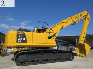 中古建設機械 中古 コマツ KOMATSU 解体機 ロングフロント・ハイリフト PC210LC-8N1